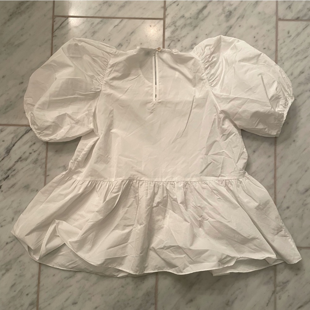 ARITZIA Wilfred Fantasy Blouse - White - Small - Picture 5 of 7